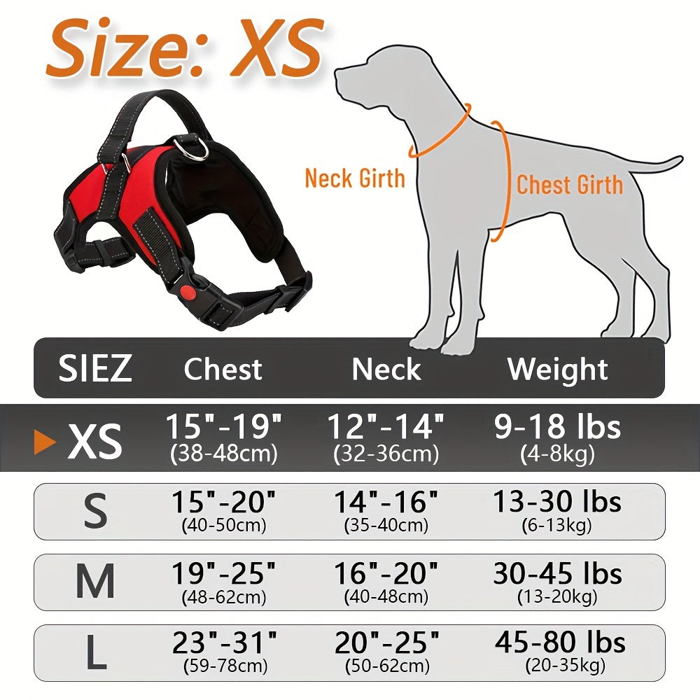 Doglee Ultimate No-Pull Reflective Adjustable Dog Harness with Handle - Premium Comfort, Easy Walking, and Enhanced Visibility - Ideal for Training, Outdoor Adventures, and Everyday Use