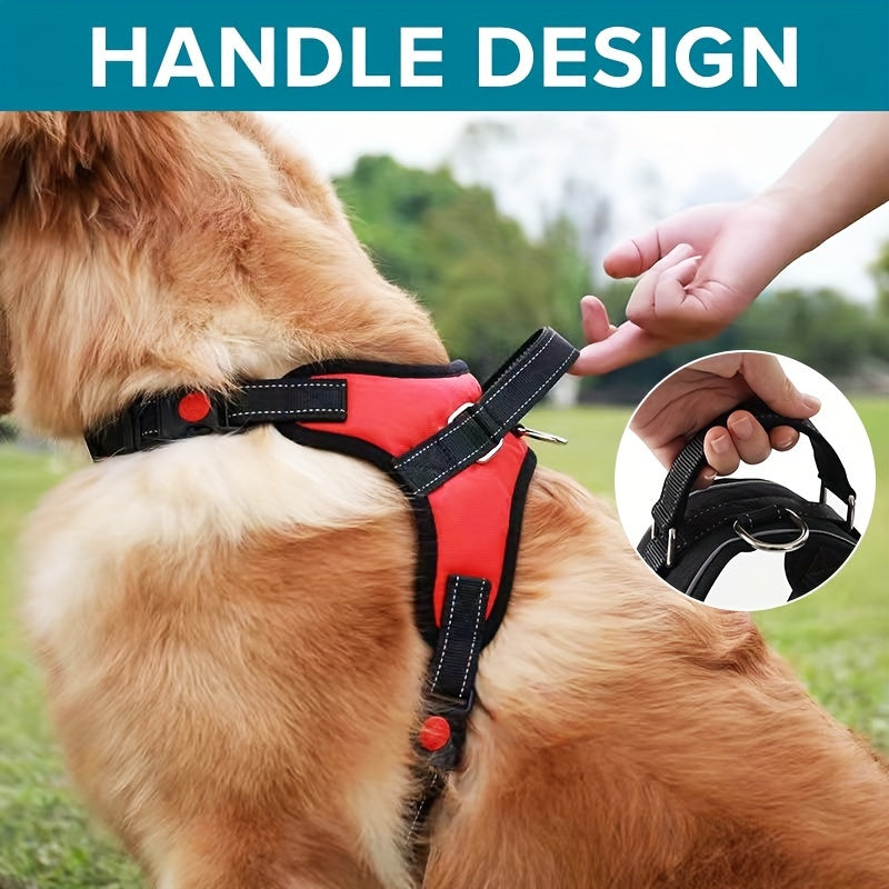 Doglee Ultimate No-Pull Reflective Adjustable Dog Harness with Handle - Premium Comfort, Easy Walking, and Enhanced Visibility - Ideal for Training, Outdoor Adventures, and Everyday Use