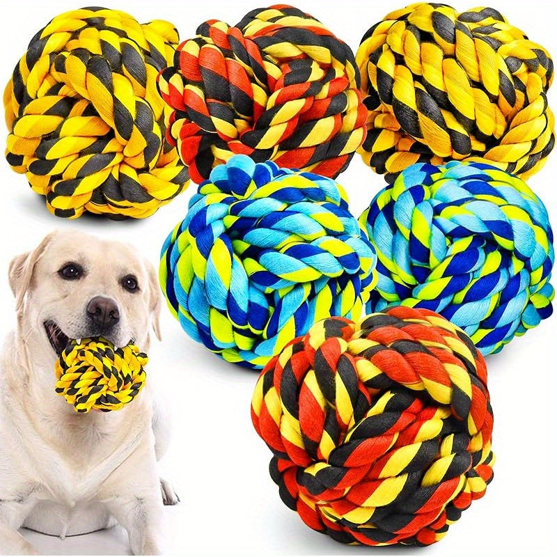 14-Pack Durable Cotton Blend Dog Chew Toys, XL Interactive Rope Toys for Aggressive Chewers, All Breed Sizes, Teeth Cleaning Dog Toys for Large Breeds, Heavy Duty Play Toys for Christmas and Halloween Decor