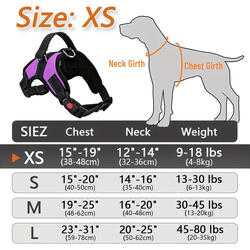 Doglee Ultimate No-Pull Reflective Adjustable Dog Harness with Handle - Premium Comfort, Easy Walking, and Enhanced Visibility - Ideal for Training, Outdoor Adventures, and Everyday Use