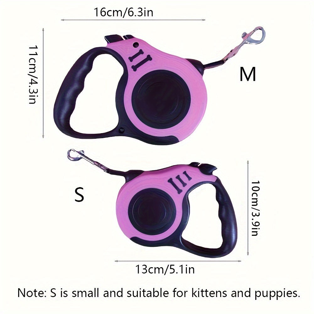 Make Outdoor Walks Easier With This Automatic Retractable Dog Leash - 3/5 Meter Minimalist Design!