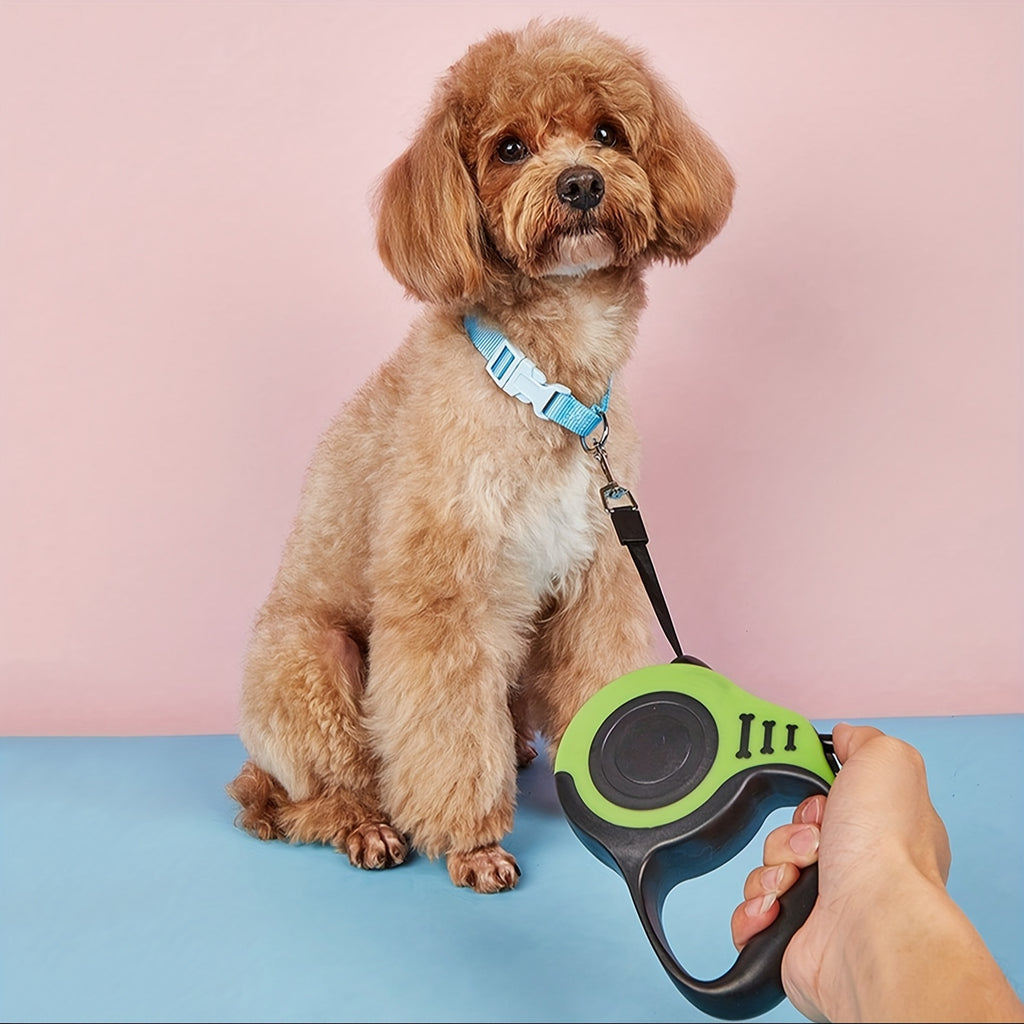 Make Outdoor Walks Easier With This Automatic Retractable Dog Leash - 3/5 Meter Minimalist Design!