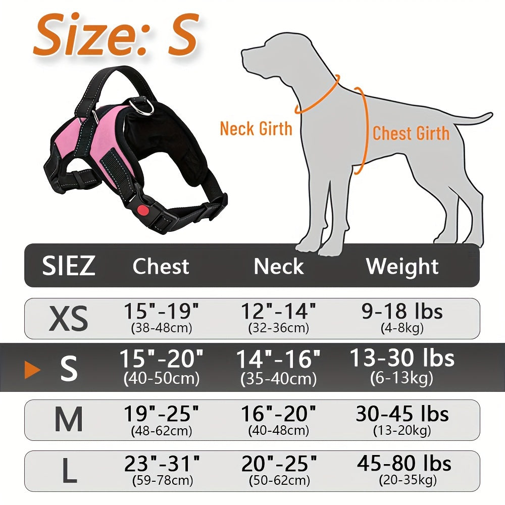 Doglee Ultimate No-Pull Reflective Adjustable Dog Harness with Handle - Premium Comfort, Easy Walking, and Enhanced Visibility - Ideal for Training, Outdoor Adventures, and Everyday Use