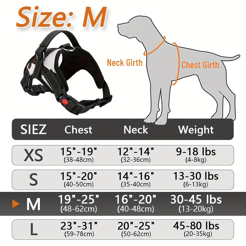 Doglee Ultimate No-Pull Reflective Adjustable Dog Harness with Handle - Premium Comfort, Easy Walking, and Enhanced Visibility - Ideal for Training, Outdoor Adventures, and Everyday Use