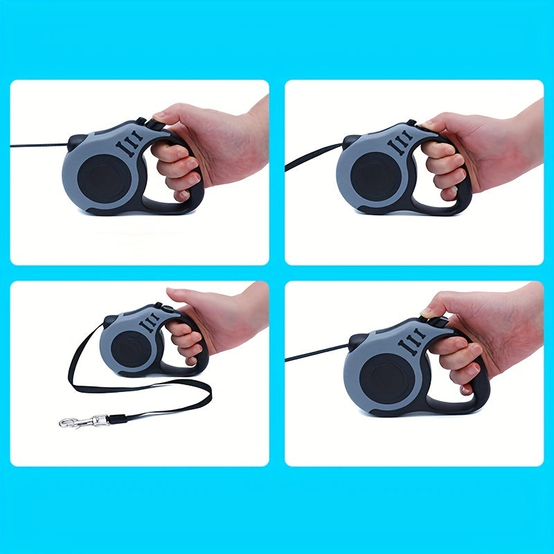 Make Outdoor Walks Easier With This Automatic Retractable Dog Leash - 3/5 Meter Minimalist Design!