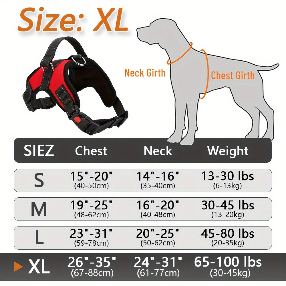 Doglee Ultimate No-Pull Reflective Adjustable Dog Harness with Handle - Premium Comfort, Easy Walking, and Enhanced Visibility - Ideal for Training, Outdoor Adventures, and Everyday Use
