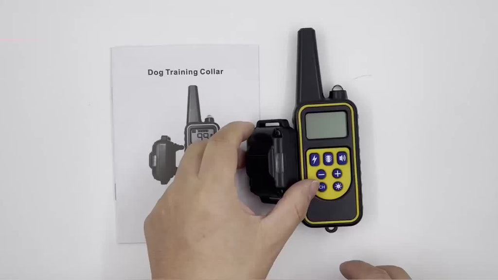 Safe & Effective Dog Training Collar - Adjustable with Gentle Electric Stimulation - Rapid Behavior Correction for All Sizes