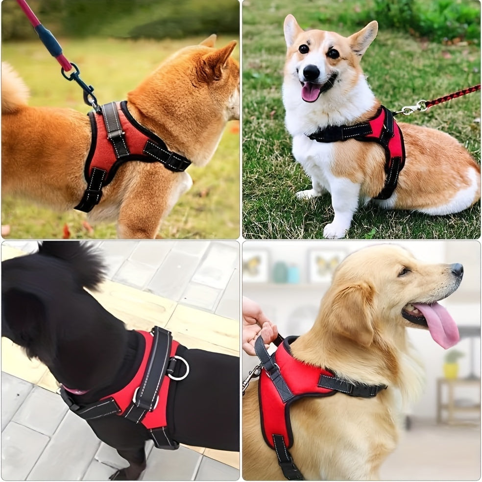 Doglee Ultimate No-Pull Reflective Adjustable Dog Harness with Handle - Premium Comfort, Easy Walking, and Enhanced Visibility - Ideal for Training, Outdoor Adventures, and Everyday Use