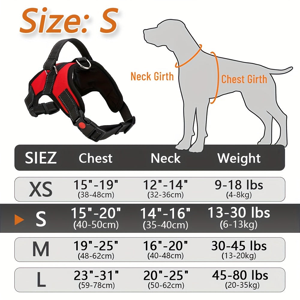 Doglee Ultimate No-Pull Reflective Adjustable Dog Harness with Handle - Premium Comfort, Easy Walking, and Enhanced Visibility - Ideal for Training, Outdoor Adventures, and Everyday Use