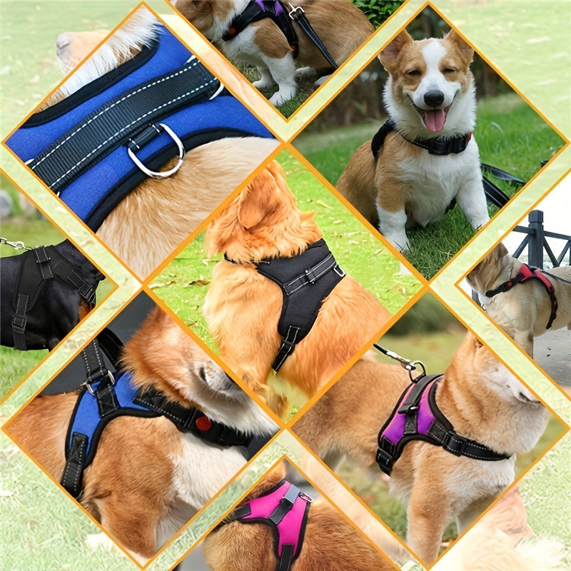 Doglee Ultimate No-Pull Reflective Adjustable Dog Harness with Handle - Premium Comfort, Easy Walking, and Enhanced Visibility - Ideal for Training, Outdoor Adventures, and Everyday Use