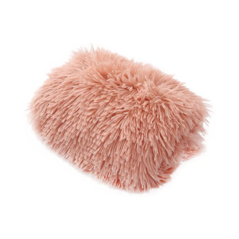 Plush Dog Blanket Winter Warm Pet Sheet Cat Dog Sofa Cushion Pet Mattress Household Carpet Comfortable Dog Sleeping Blanket