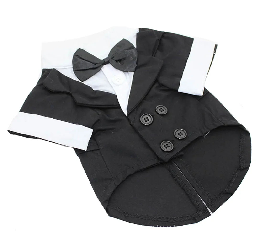 Dog Wedding Suit Big Dog Clothes Tuxedo Large Dog Formal Dress Welsh Corgi Samoyed Husky Golden Retriever Dobermann Clothing