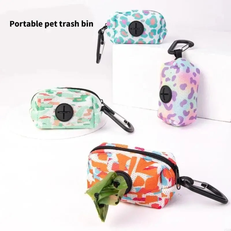 Pet feces bag dispenser, pet pick-up bag dispenser for going out, cat and dog feces, pet cleaning supplies