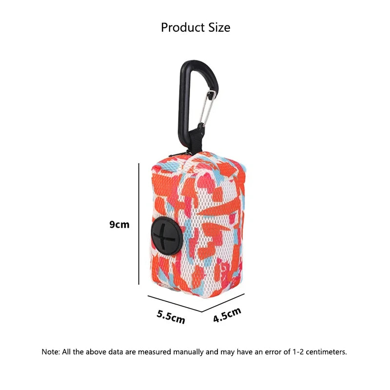 Pet feces bag dispenser, pet pick-up bag dispenser for going out, cat and dog feces, pet cleaning supplies