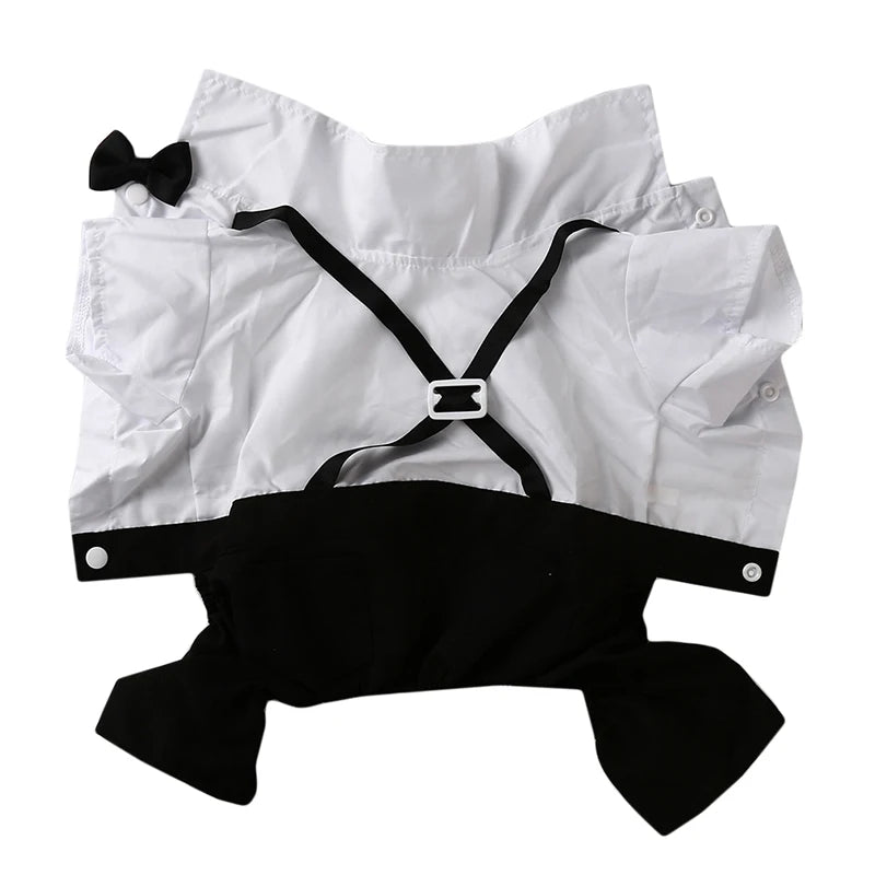 Dog Clothes Cat Prince Wedding Costume Cute Gentleman Cachorro Mascotas Chihuahua Tuxedo Bowtie Puppy Coat Pets Supplies