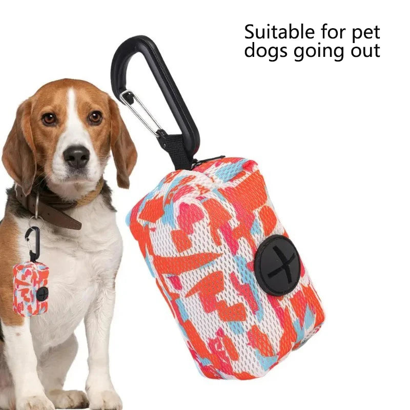 Pet feces bag dispenser, pet pick-up bag dispenser for going out, cat and dog feces, pet cleaning supplies