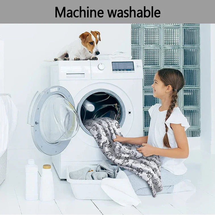 Ultra Soft Fluffy High Quality Pet Blanket Cute Cartoon Pattern Pet Mat Warm and Comfortable Blanket for Cat Dogs Cat Bath Towel