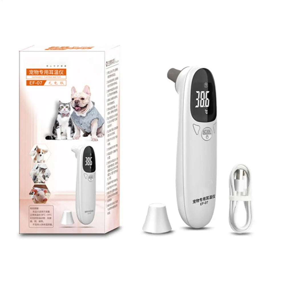 Dog Cat Ear Digital Thermometers Animal Measuring Non-Contact Electronic Highly Accurate Pet Supplies