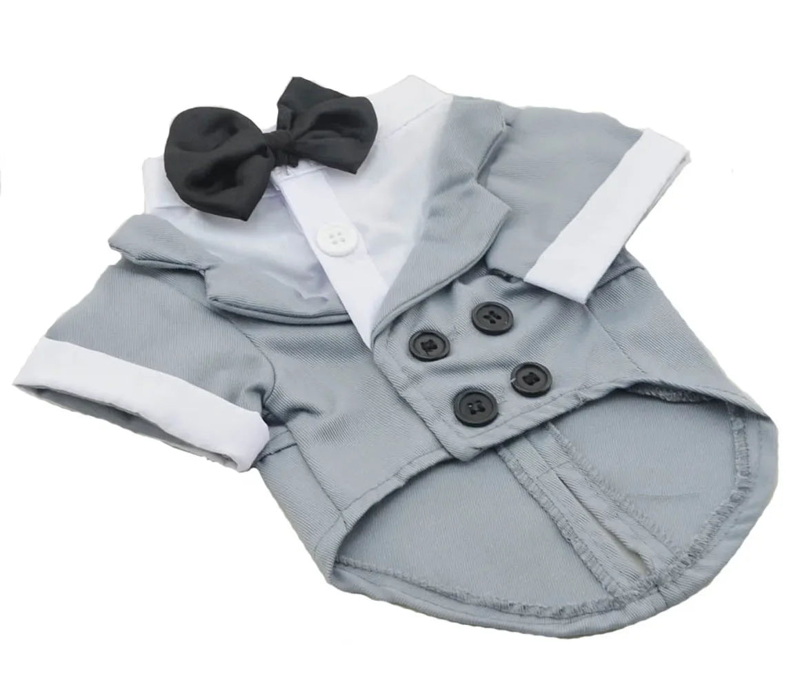 Dog Wedding Suit Big Dog Clothes Tuxedo Large Dog Formal Dress Welsh Corgi Samoyed Husky Golden Retriever Dobermann Clothing