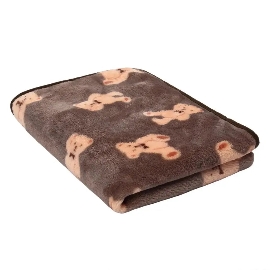Pet Blanket Ultra-soft Fluffy Paw Printed Mat Pet Bed Dog Blanket Warm And Comfortable Blanket Suitable For Cats Dog Accessories
