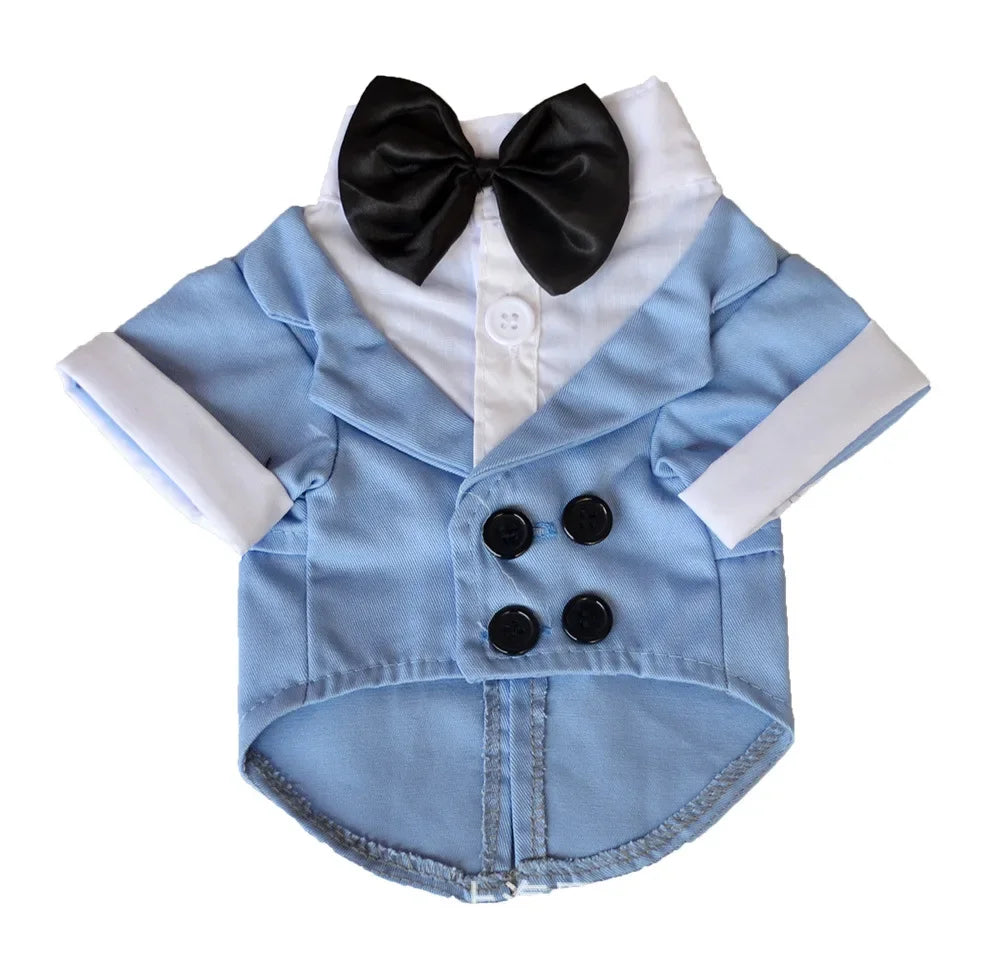 Dog Wedding Suit Big Dog Clothes Tuxedo Large Dog Formal Dress Welsh Corgi Samoyed Husky Golden Retriever Dobermann Clothing