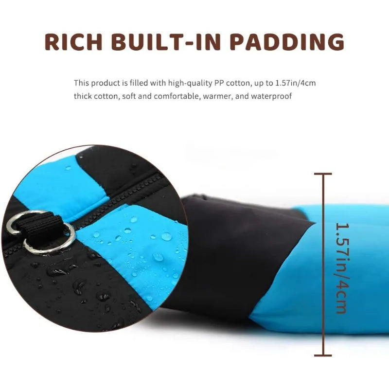 Dog warm jacket, pet vest protection, waterproof puppy clothing, soft dog coat in autumn and winter, dog clothing, puppy clothes