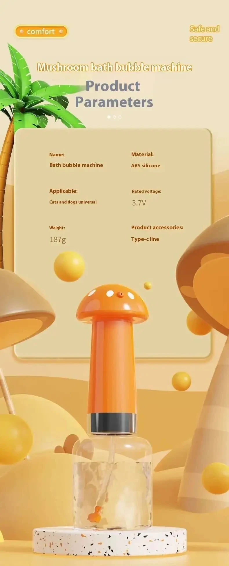 Electric Automatic Foam Machine,Rechargeable Shampoo Dispenser for Dog and Cat Bathingz,Pet Accessories,Household Clean,Bathroom