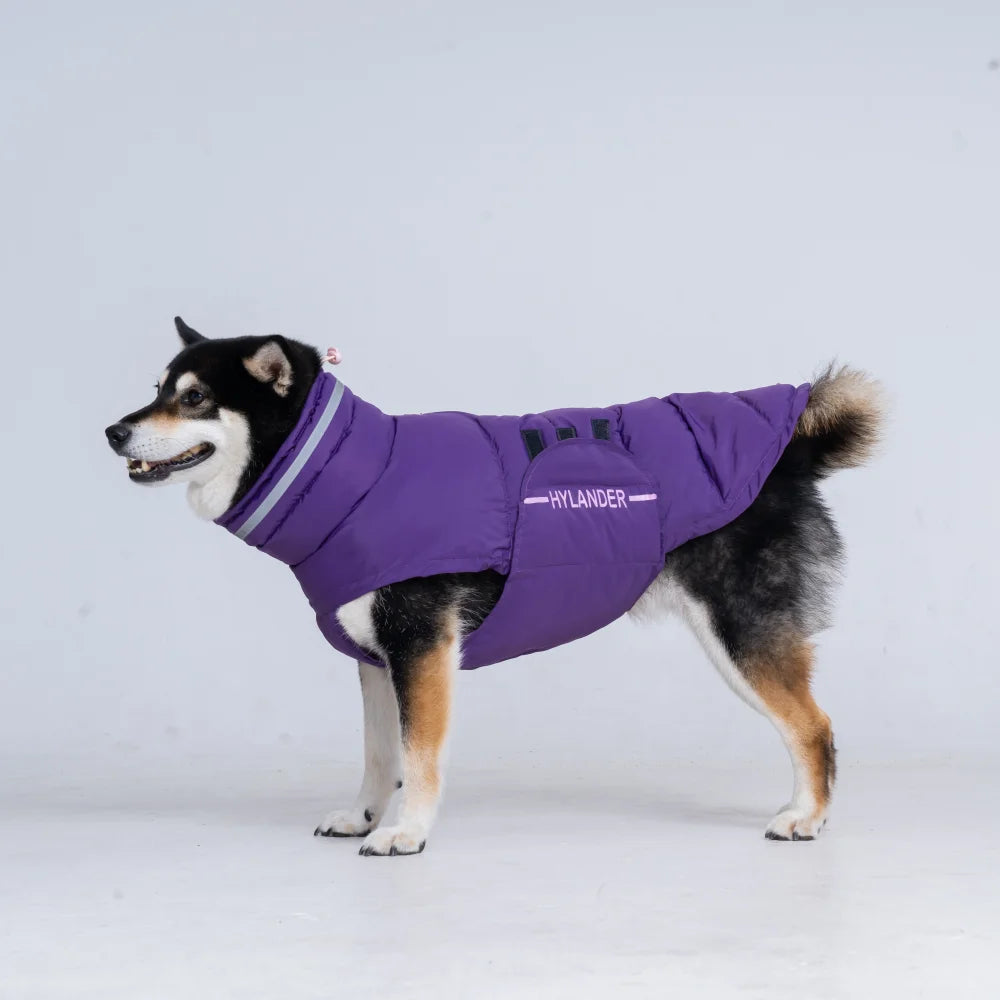 Dog Coat Apparels Costumes Jacket For Dogs Reflective High-necked Pet Quilted Puffer Warm Winter Large Dog clothes