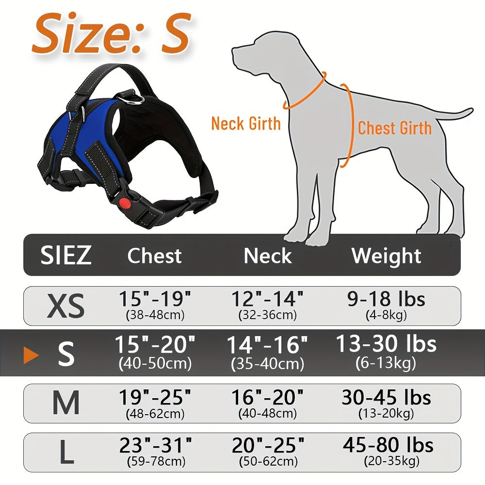 Doglee Ultimate No-Pull Reflective Adjustable Dog Harness with Handle - Premium Comfort, Easy Walking, and Enhanced Visibility - Ideal for Training, Outdoor Adventures, and Everyday Use