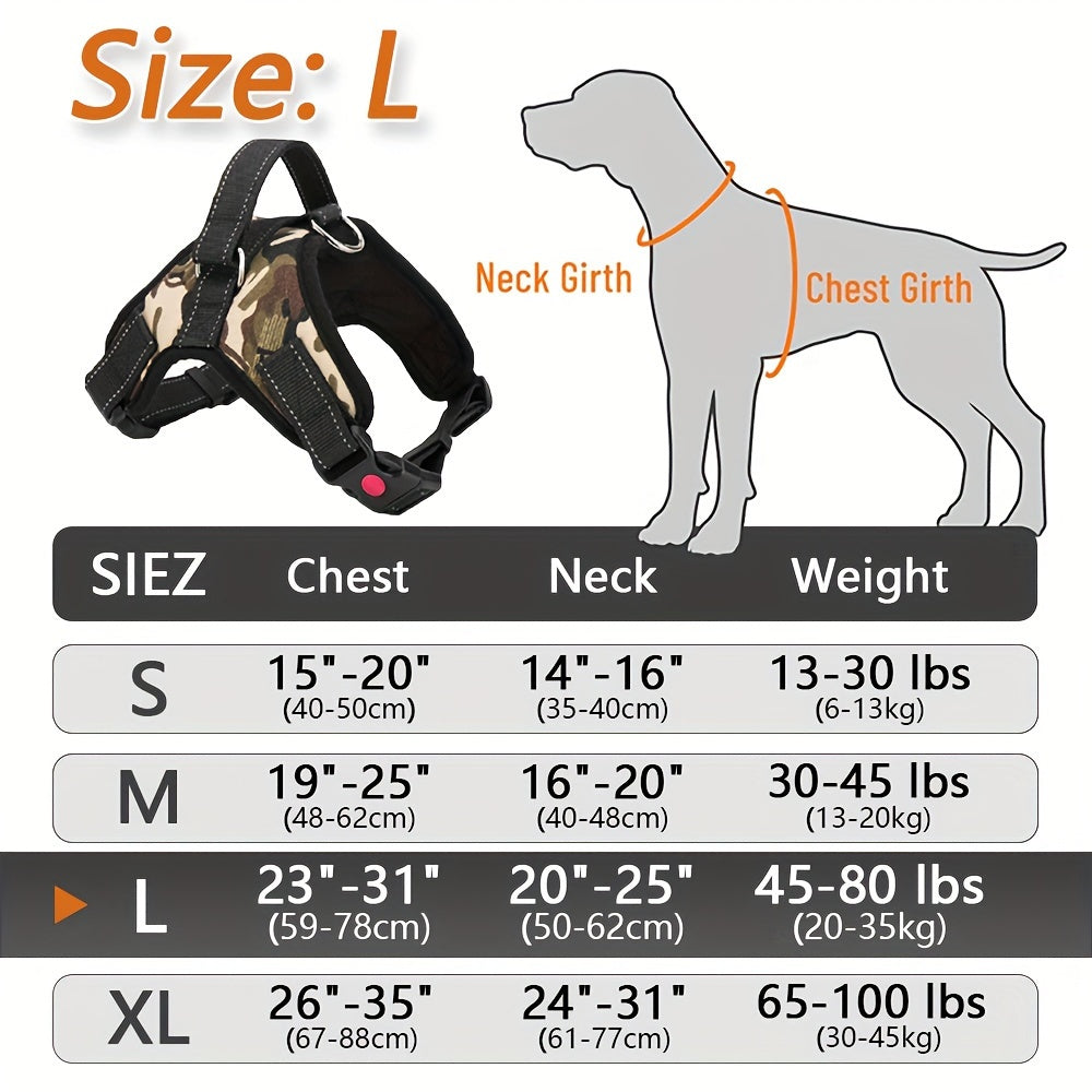 Doglee Ultimate No-Pull Reflective Adjustable Dog Harness with Handle - Premium Comfort, Easy Walking, and Enhanced Visibility - Ideal for Training, Outdoor Adventures, and Everyday Use