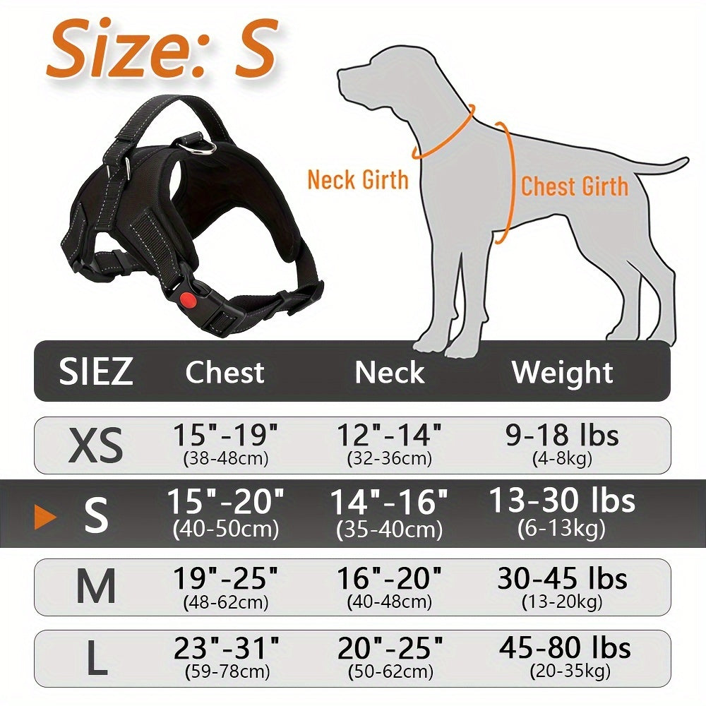 Doglee Ultimate No-Pull Reflective Adjustable Dog Harness with Handle - Premium Comfort, Easy Walking, and Enhanced Visibility - Ideal for Training, Outdoor Adventures, and Everyday Use