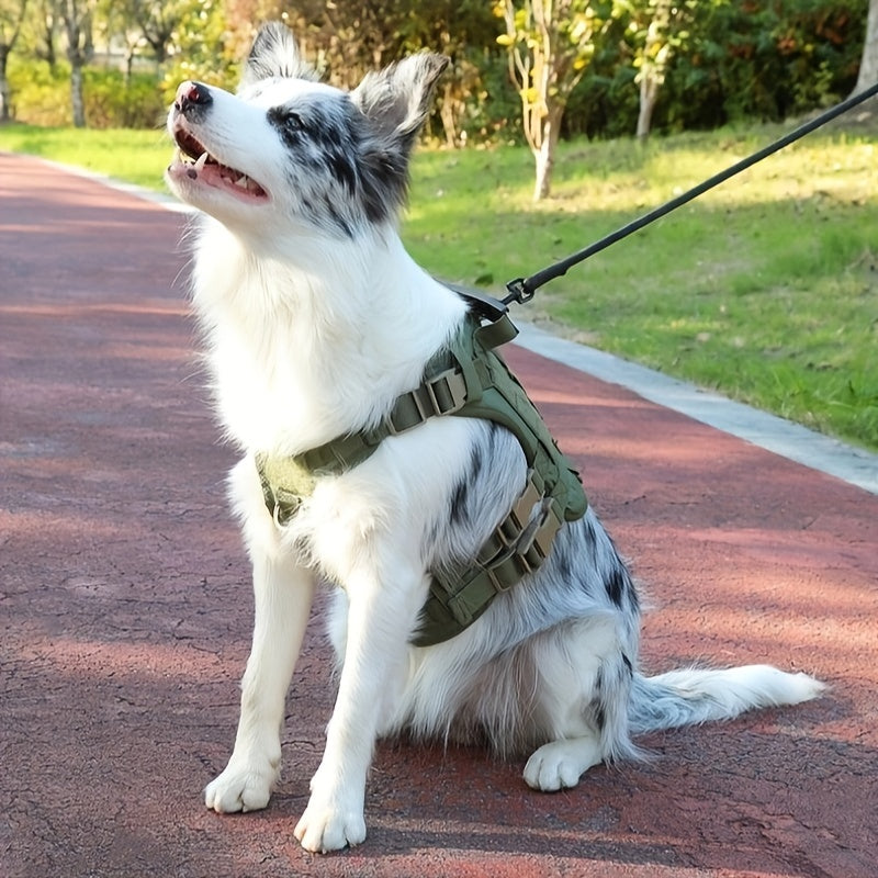Waterproof Tactical Dog Vest Harness - Secure, Comfortable Fit for Outdoor Adventures, Christmas Gift