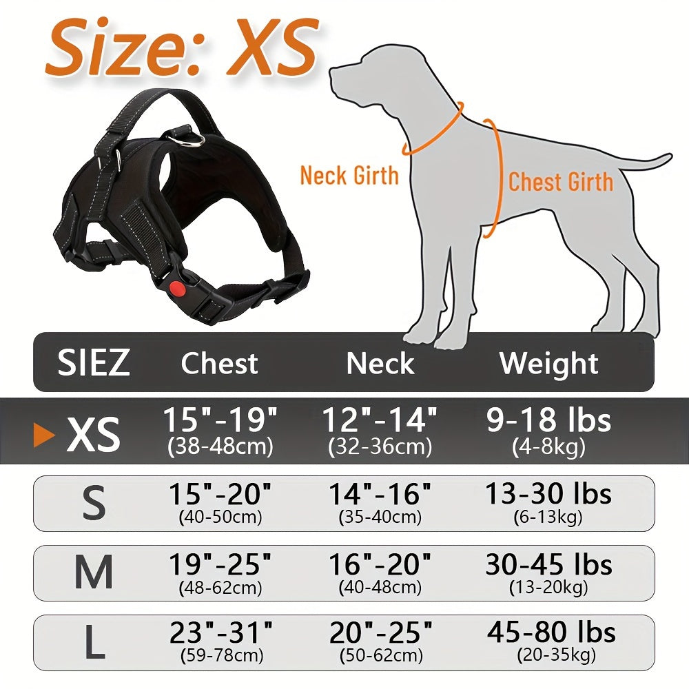 Doglee Ultimate No-Pull Reflective Adjustable Dog Harness with Handle - Premium Comfort, Easy Walking, and Enhanced Visibility - Ideal for Training, Outdoor Adventures, and Everyday Use