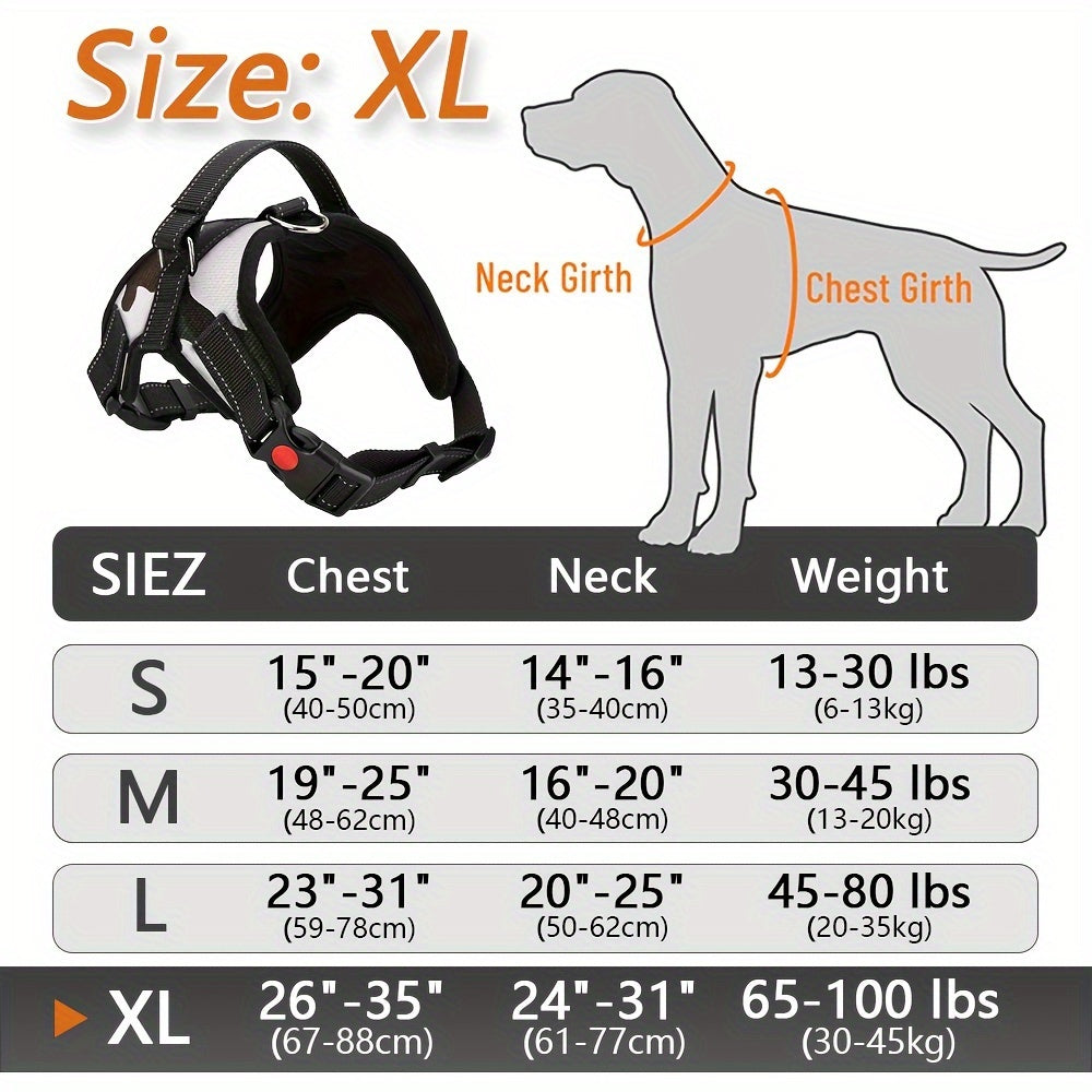 Doglee Ultimate No-Pull Reflective Adjustable Dog Harness with Handle - Premium Comfort, Easy Walking, and Enhanced Visibility - Ideal for Training, Outdoor Adventures, and Everyday Use