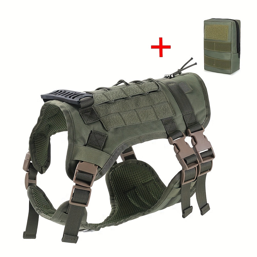 Waterproof Tactical Dog Vest Harness - Secure, Comfortable Fit for Outdoor Adventures, Christmas Gift