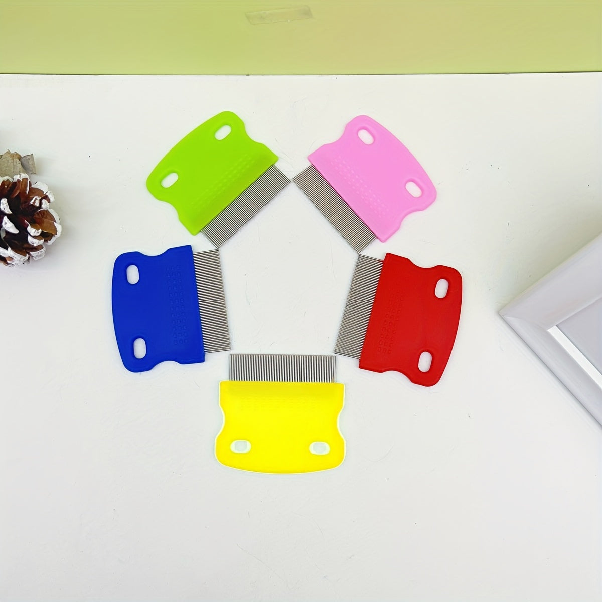 All-Breed Dog Grooming Comb: Flea & Tick Removal, Coat Shine, Gentle on Skin - The Ultimate Grooming Solution