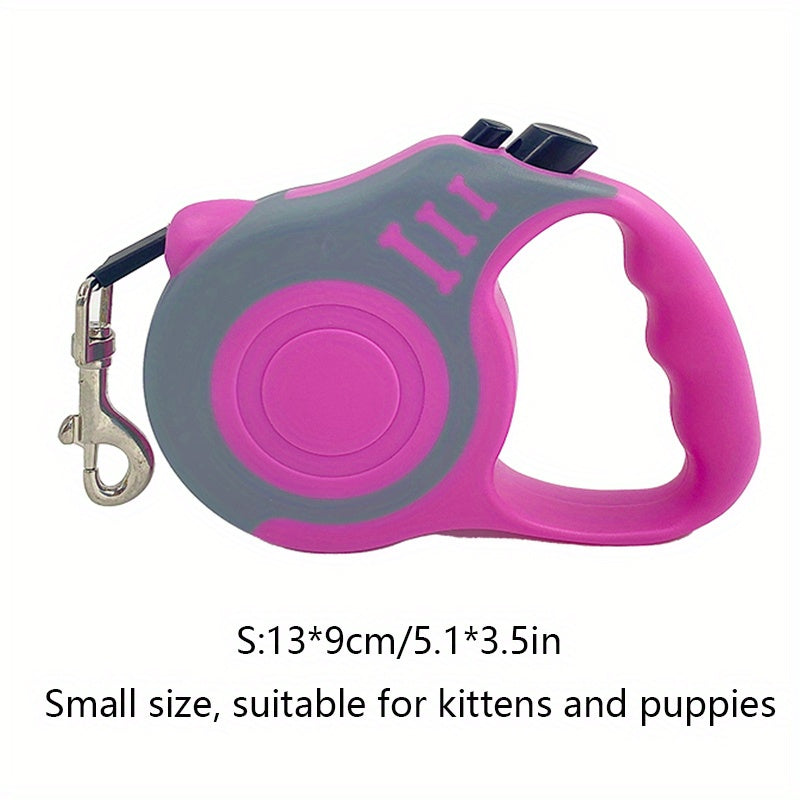 Make Outdoor Walks Easier With This Automatic Retractable Dog Leash - 3/5 Meter Minimalist Design!