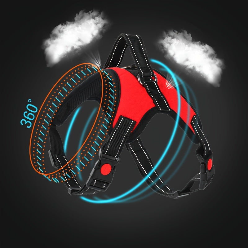 Doglee Ultimate No-Pull Reflective Adjustable Dog Harness with Handle - Premium Comfort, Easy Walking, and Enhanced Visibility - Ideal for Training, Outdoor Adventures, and Everyday Use