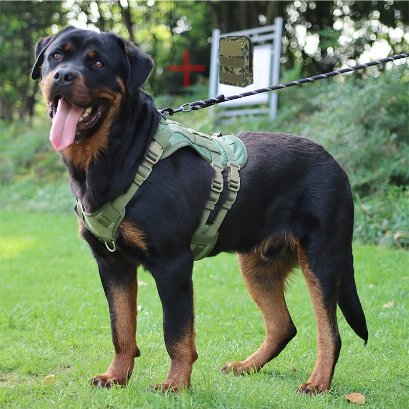 Waterproof Tactical Dog Vest Harness - Secure, Comfortable Fit for Outdoor Adventures, Christmas Gift